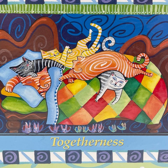 Dana Simson Cats and Togetherness Scrapbook Magnetic Pages Colorful Crafting NEW - Picture 14 of 14